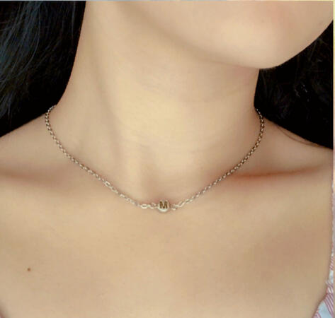 Initial Necklace (Silver)